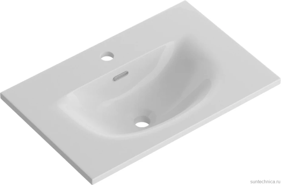 Мебельная раковина BelBagno BB-8099-3-60 глянцевая белая