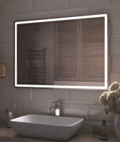 Зеркало Vigo Geometry Comfort 100 с подсветкой, с антизапотевателем