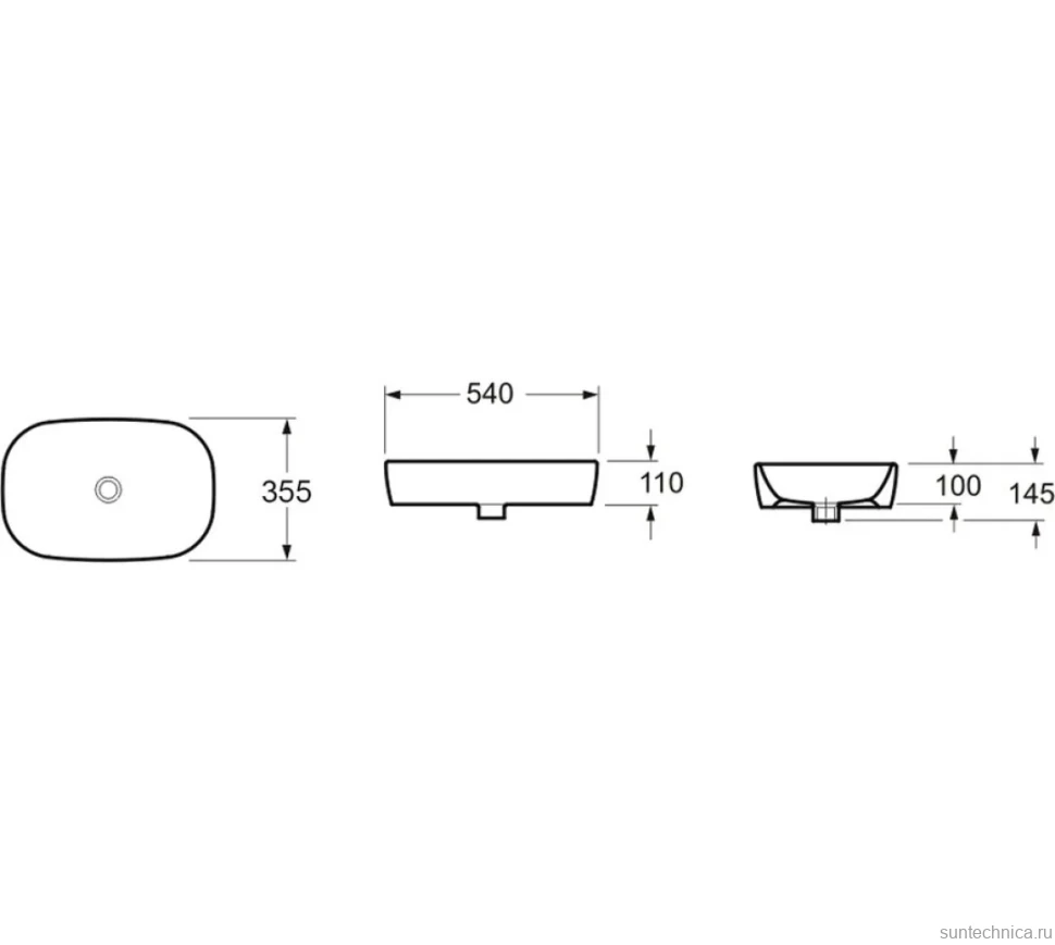 Комплект Накладная раковина Lavinia Boho Bathroom Sink Slim 33311003 + Смеситель Wellsee ICON! for life 182306000 хром
