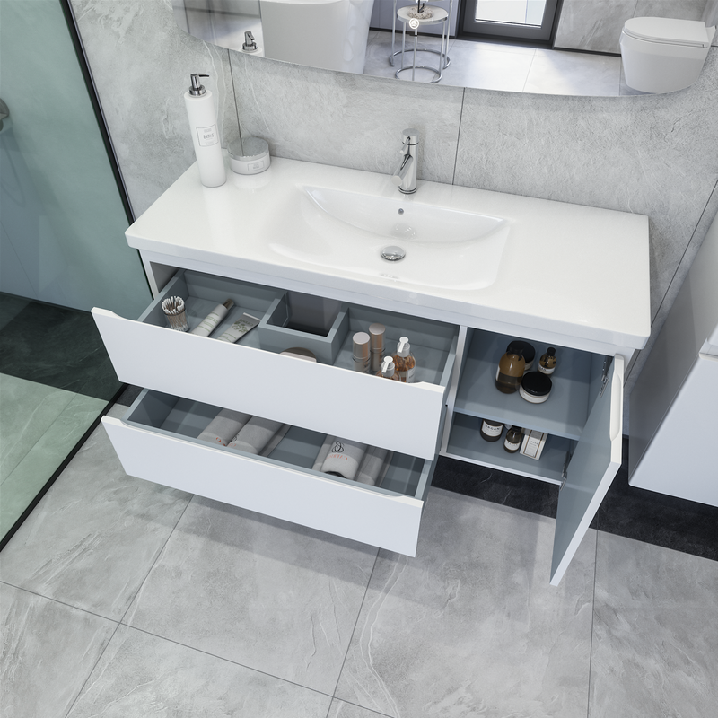Мебель для ванной комнаты Caprigo Forte 120 R белая