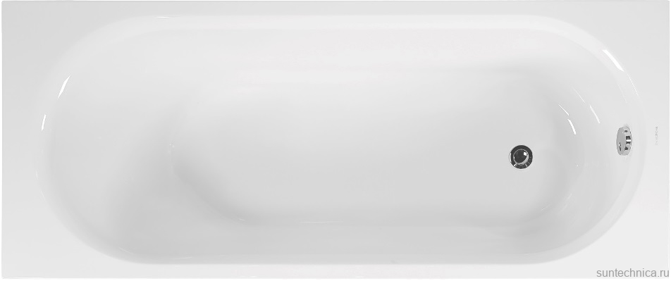 Акриловая ванна Vagnerplast Kasandra 150x70 см, пристенная, ультрабелая, с каркасом