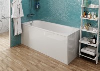 Акриловая ванна Vagnerplast Kasandra 150x70 см, пристенная, ультрабелая, с каркасом