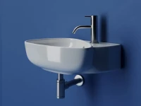 Раковина маленькая в туалет Ceramicanova Element CN5049 белый глянцевый