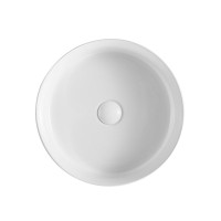 Накладная раковина Grossman Cristal GR-3060 40 глянцевая белая, круглая, фаянс