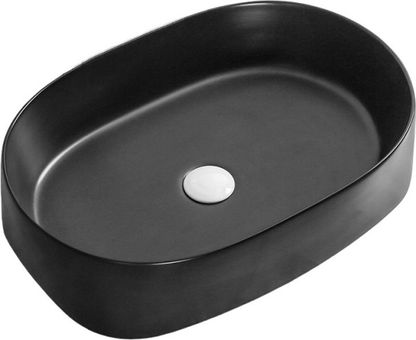 Накладная раковина Ceruttispa CR2691 56, черная матовая