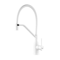 Смеситель для кухни Shevanik S343C-1 белый Смеситель для кухни Shevanik S343C-1 белый