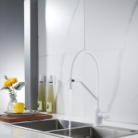 Смеситель для кухни Shevanik S343C-1 белый Смеситель для кухни Shevanik S343C-1 белый