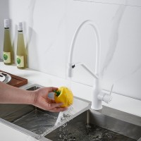 Смеситель для кухни Shevanik S343C-1 белый Смеситель для кухни Shevanik S343C-1 белый