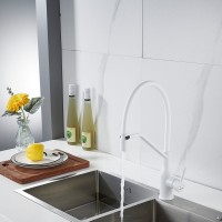 Смеситель для кухни Shevanik S343C-1 белый Смеситель для кухни Shevanik S343C-1 белый