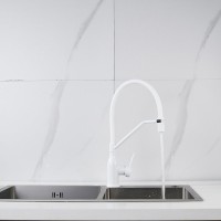 Смеситель для кухни Shevanik S343C-1 белый Смеситель для кухни Shevanik S343C-1 белый