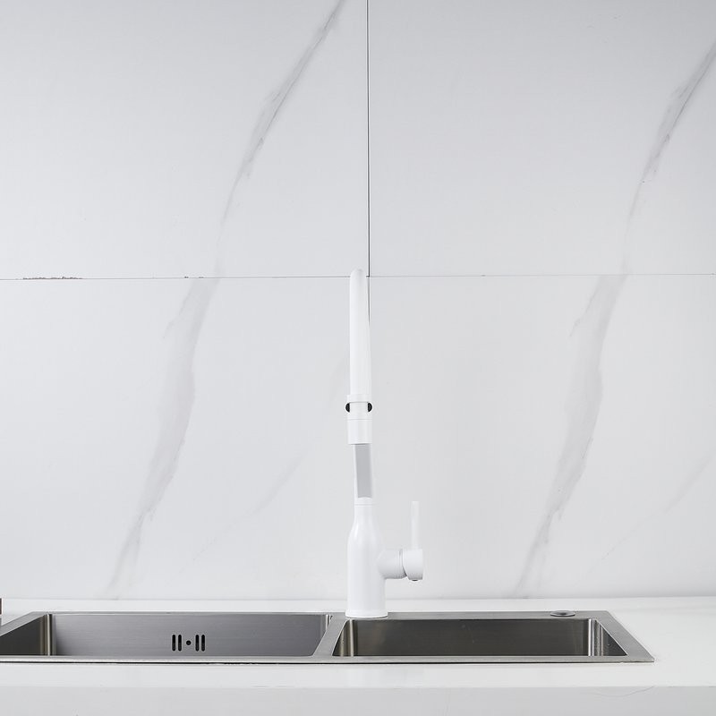 Смеситель для кухни Shevanik S343C-1 белый