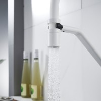 Смеситель для кухни Shevanik S343C-1 белый Смеситель для кухни Shevanik S343C-1 белый