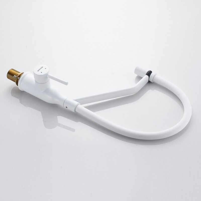 Смеситель для кухни Shevanik S343C-1 белый