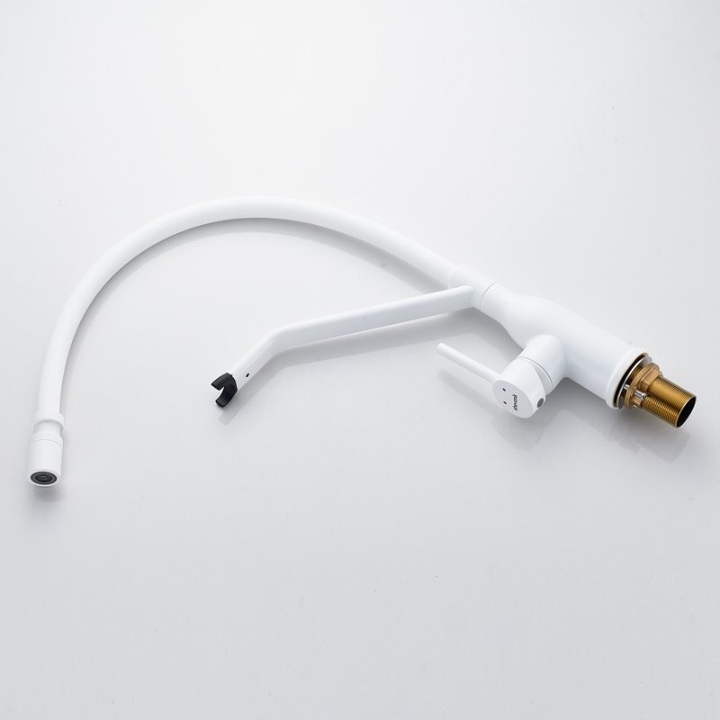 Смеситель для кухни Shevanik S343C-1 белый