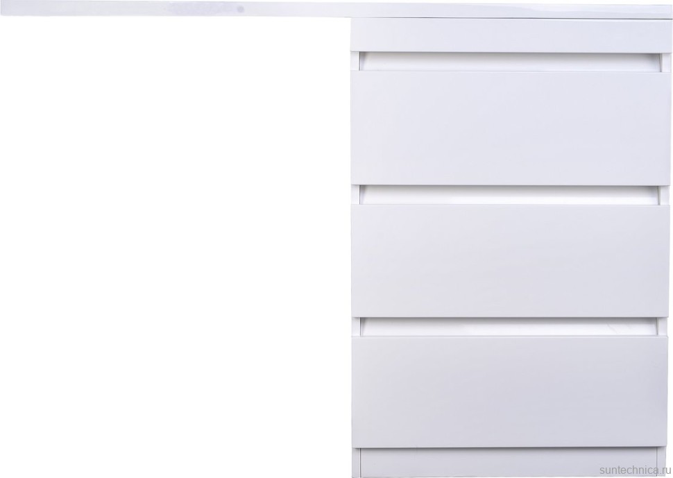 Тумба с раковиной Style Line Даллас 120 Люкс PLUS, напольная, 3 ящика R