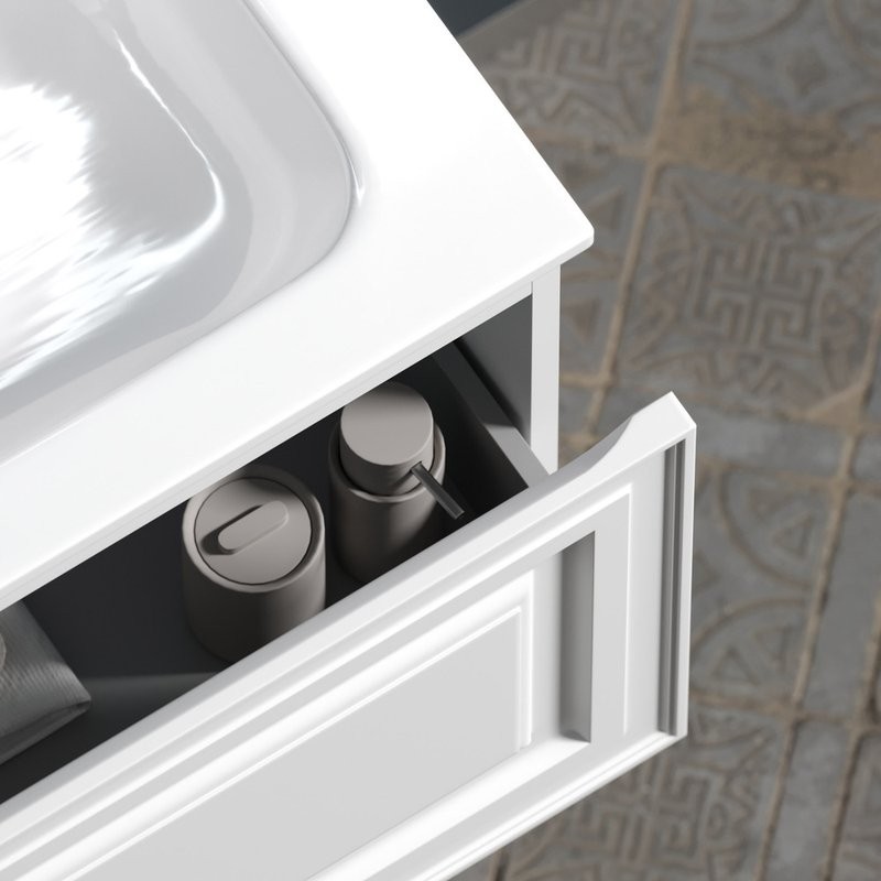Мебель для ванной комнаты Sancos Very 100 L bianco