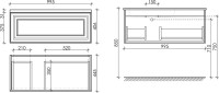 Мебель для ванной комнаты Sancos Very 100 L bianco