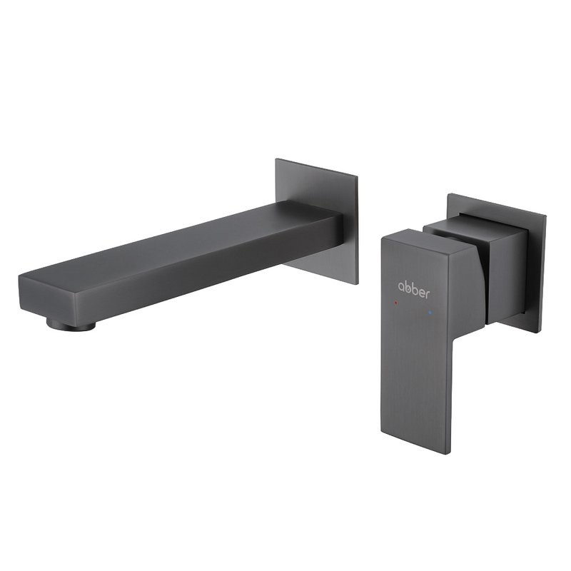 Смеситель для раковины Abber Daheim AF8212NG С ВНУТРЕННЕЙ ЧАСТЬЮ, никель