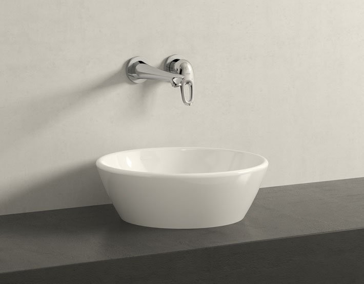 Накладная раковина Laufen Pro 8.1296.2.000.109.1 42 белая, круглая