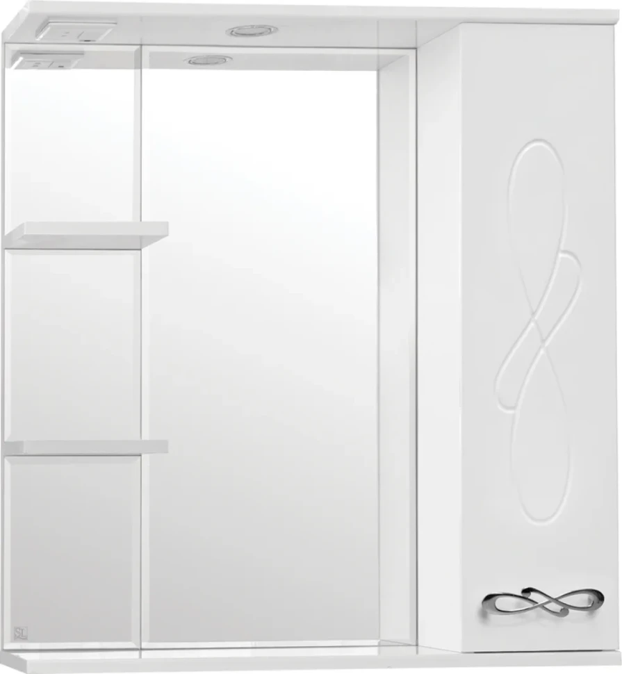 Зеркало Style Line Венеция С 75 белое
