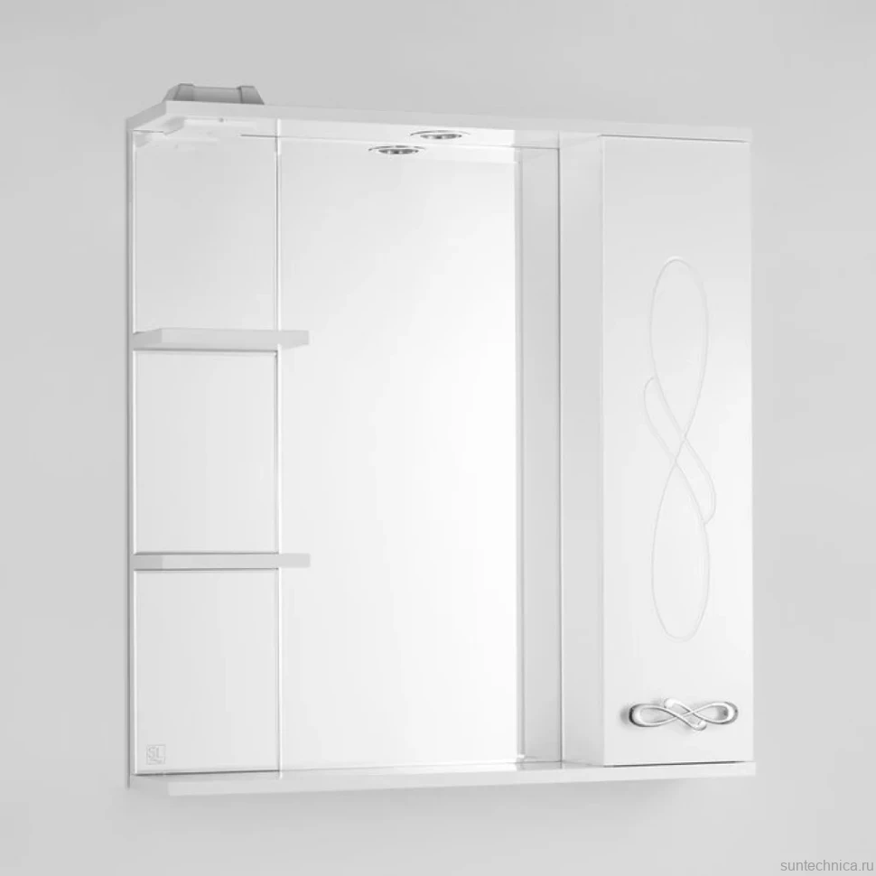 Зеркало Style Line Венеция С 75 белое
