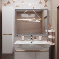 Зеркало Mixline Минио -2 100 с подсветкой, с подогревом