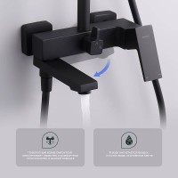 Душевая стойка Splenka S01 S01.24.06 черный