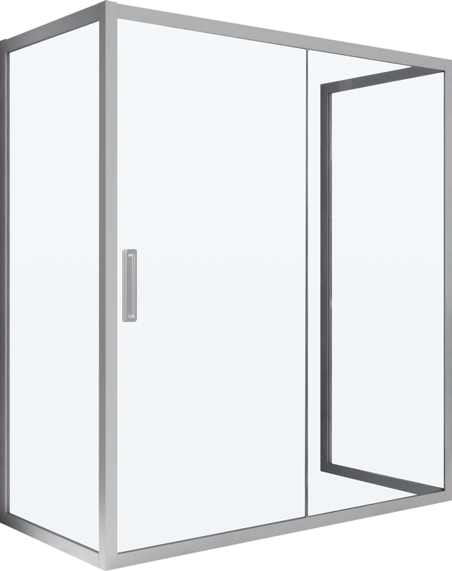 Душевой уголок Kubele DE019 R2U-CLN-MT 120х100 см, профиль матовый хром