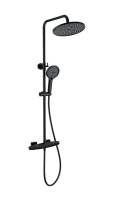 Душевая стойка Wonzon & Woghand WW-B3045-A-MB матовая черная