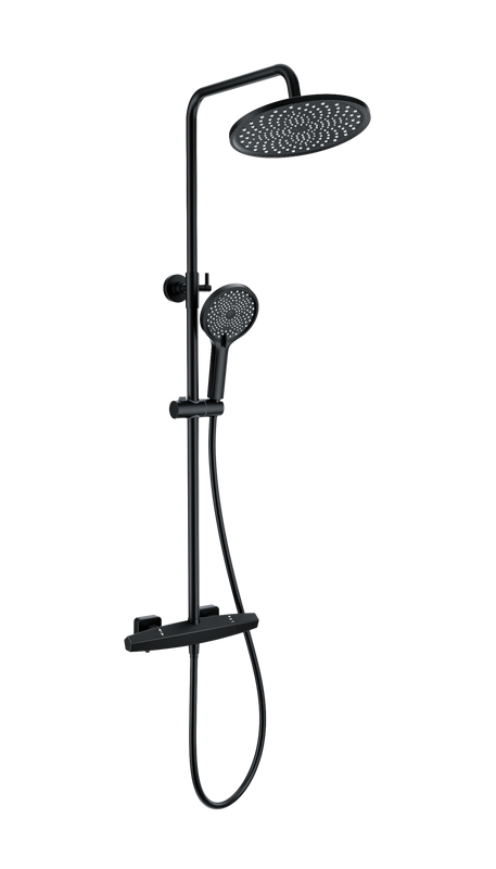 Душевая стойка Wonzon & Woghand WW-B3045-A-MB матовая черная