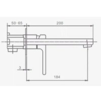 Смеситель для раковины Raglo R30.11, хром Смеситель для раковины Raglo R30.11, хром