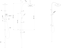 Душевая стойка KERAMA MARAZZI Fonte FO.102.KM.BLK.M матовая черная Душевая стойка KERAMA MARAZZI Fonte FO.102.KM.BLK.M матовая черная