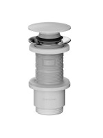 Донный клапан для раковины WHITECROSS A707 A707WHC универсальный, глянцевый белый