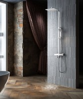 Душевая стойка SantiLine SL-9010 хром