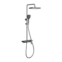 Душевая стойка Gappo G96 G2496-19 оружейная сталь