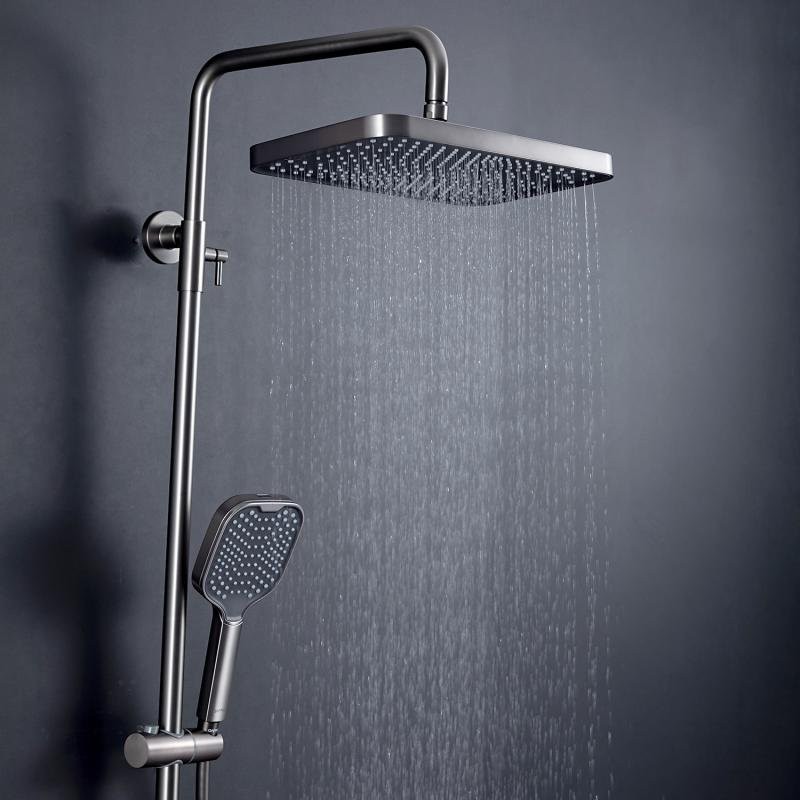 Душевая стойка Gappo G96 G2496-19 оружейная сталь