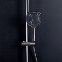 Душевая стойка Gappo G96 G2496-19 оружейная сталь