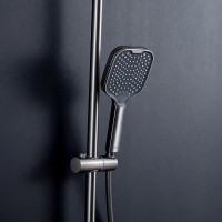 Душевая стойка Gappo G96 G2496-19 оружейная сталь