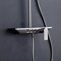 Душевая стойка Gappo G96 G2496-19 оружейная сталь