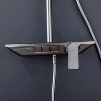 Душевая стойка Gappo G96 G2496-19 оружейная сталь