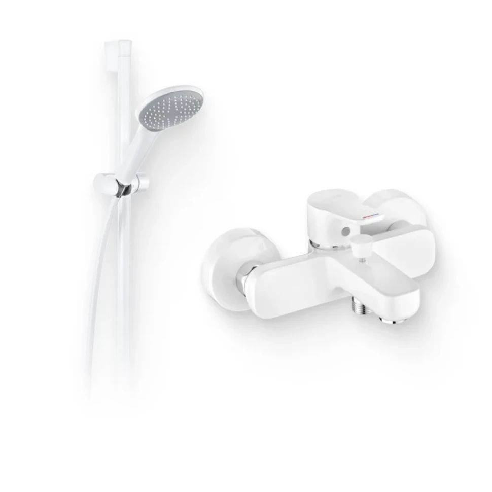 Душевой комплект Смеситель Kludi Pure&Easy 376819165 + Гарнитур Freshline 1S 6784091-00