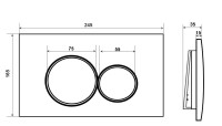Комплект Унитаз подвесной Timo Kulo TK-403MB безободковый, с микролифтом + Система инсталляции для унитазов Timo TWC-01 + Кнопка смыва Timo Kulo FP-001MB черная матовая
