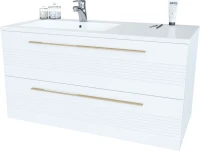Мебель для ванной комнаты Sanvit Соната 2-100 L 2 ящика, белая