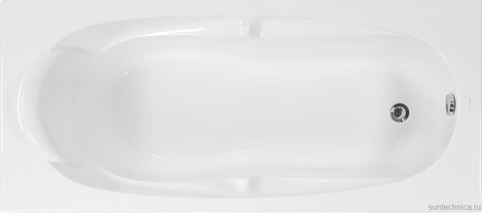 Акриловая ванна Vagnerplast Kleopatra 160x70 см, пристенная, ультрабелая, на ножках