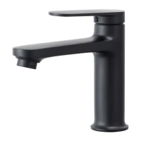 Смеситель для раковины Frap H85 F1085-6 черный Смеситель для раковины Frap H85 F1085-6 черный