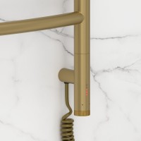 Полотенцесушитель электрический Сунержа Галант 3.1 32-6001-1060 110x65 см, подключение справа, золотой шелк, лесенка