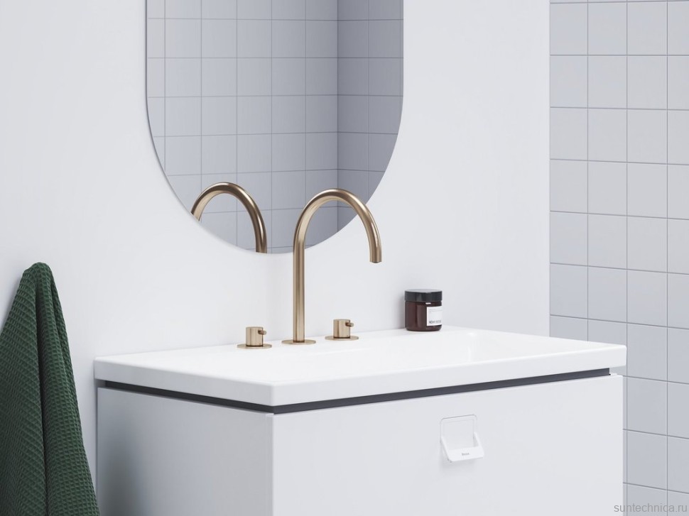 Смеситель для раковины Ravak Espirit ES  018.60 RGB брашированное розовое золото