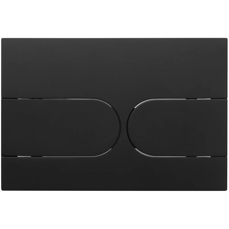 Кнопка смыва для унитаза Veconi Flush V6 пластик, цвет матовый черный