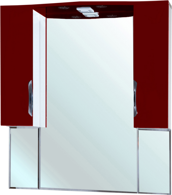 Зеркало Bellezza Лагуна 105 красное