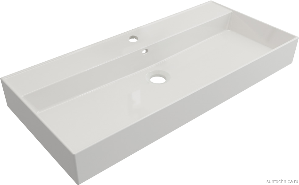 Тумба с раковиной Cezares Molveno 46 100 legno grigio, с раковиной Cezares CZR-MIL-100-LVB